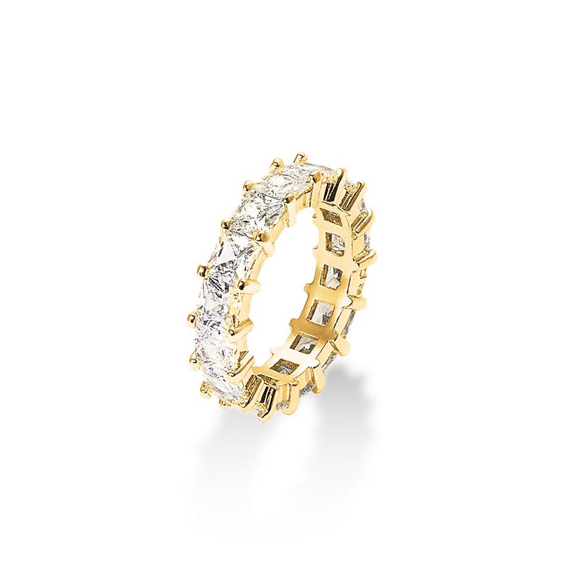MACIER(マシール)の「Square Prong Setting Ring (gold)(Accessories)」