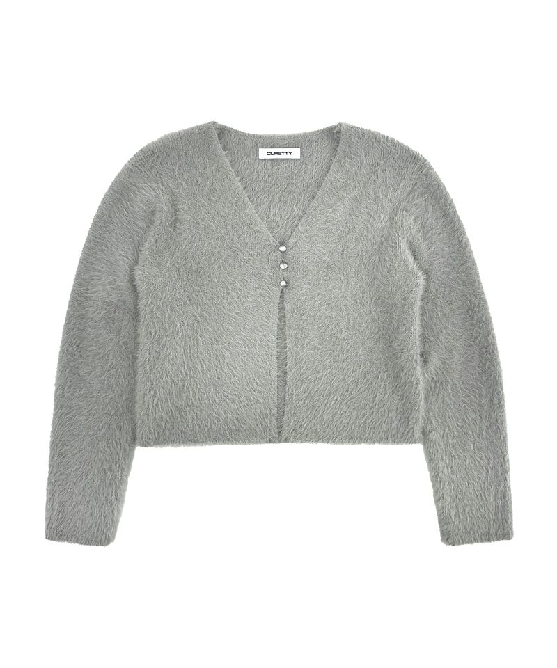 C SOFT KNIT CARDIGAN SET-UP_GREY