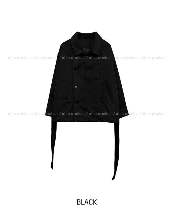 Forbe Belted High Neck Half Coat