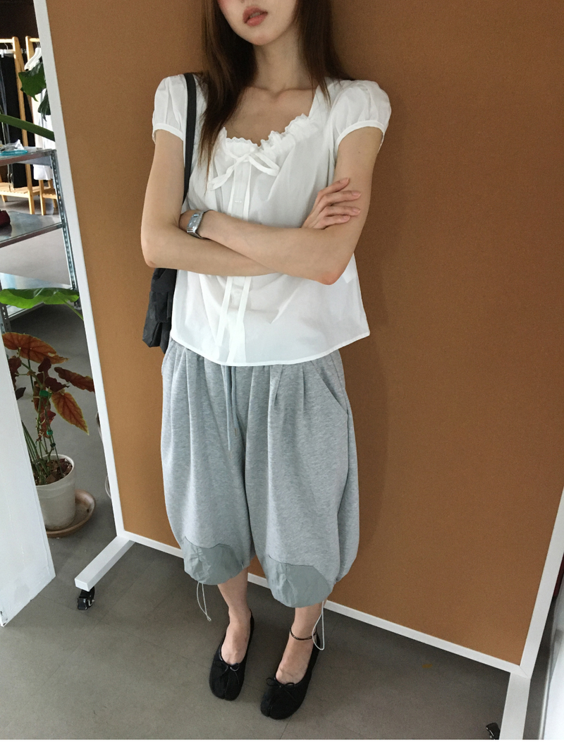 Easy String Harem Pants (3color)
