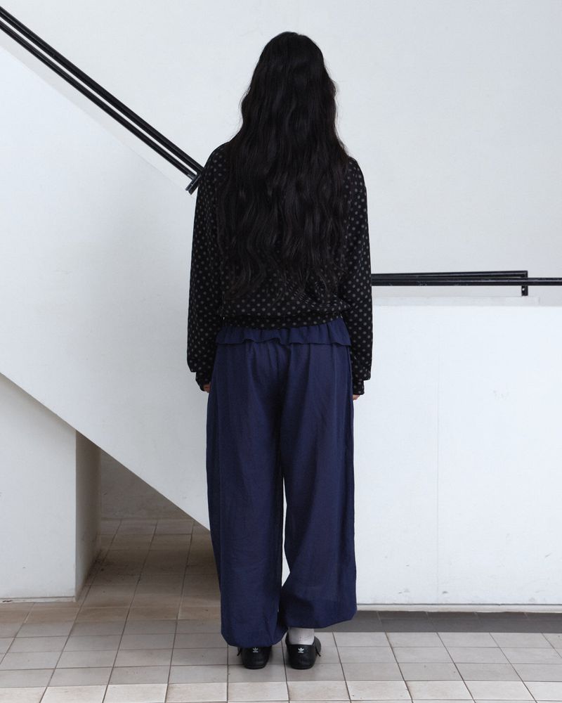 Dot Drift Zip-Up Hoodie