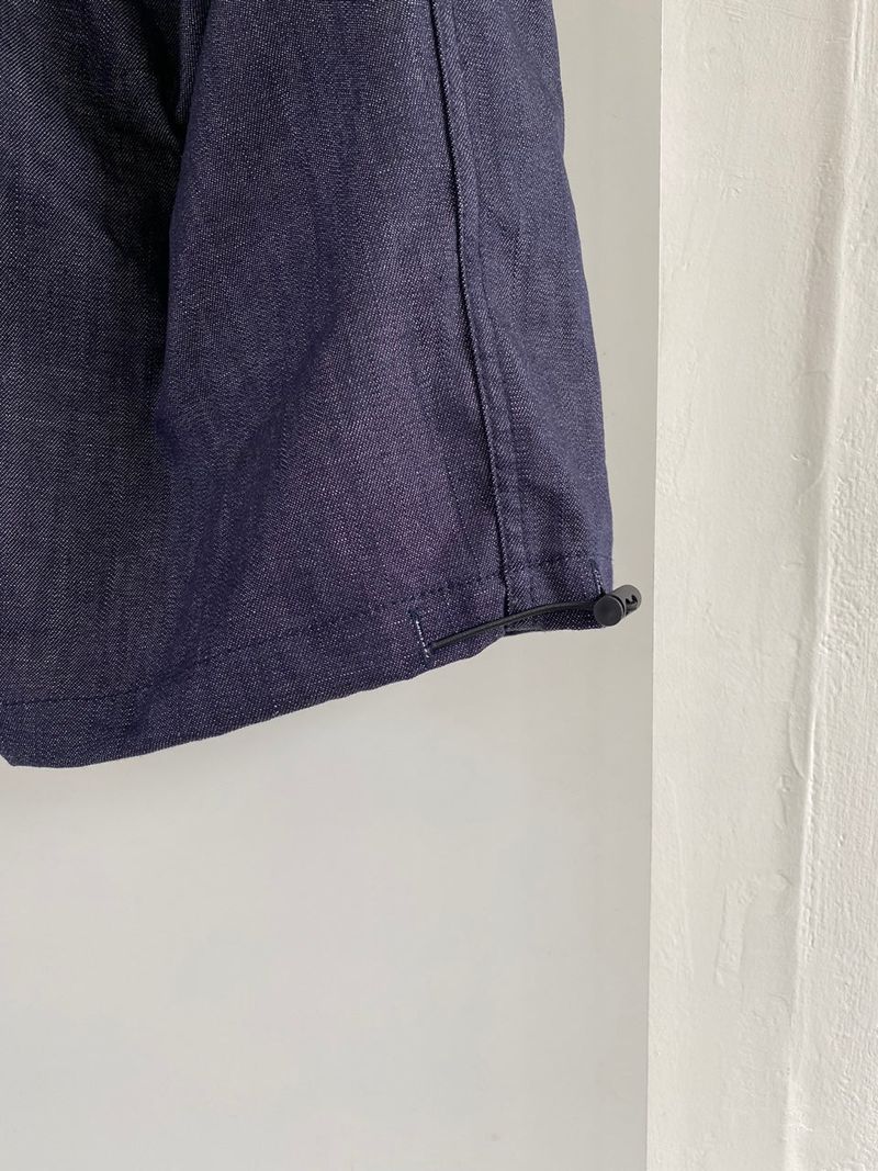 Space String ballon denim wide pants 2color