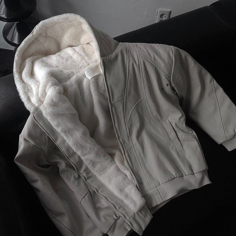 COZINESS（コジネス）の「Mink fur lining hooded jacket (2colors/DP21917)（Jackets/Outerwear）」