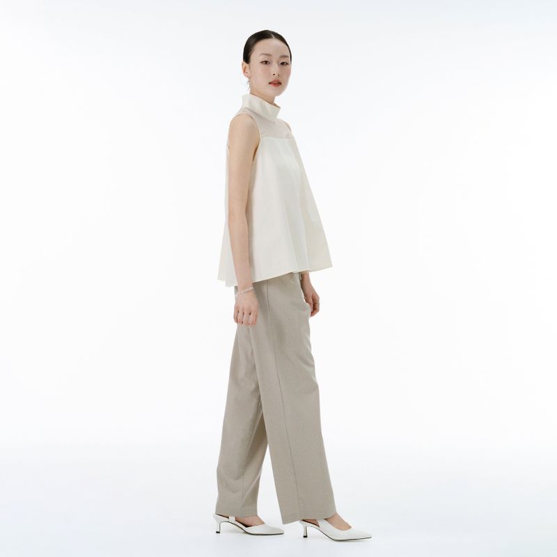 Soil stripe pants (beige)