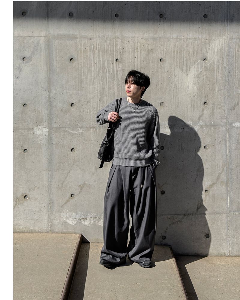 Hild Panel Cropped Hachi Knit