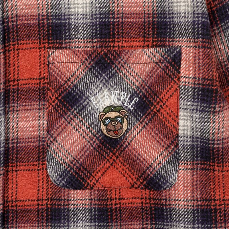 EXAMPLE BBBEAR CHECKSHIRTS