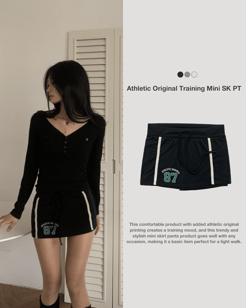 GUSTA（グスタ）の「Athletic Original Ringer Training Mini Skirt Pants (3 colors)（Pants）」