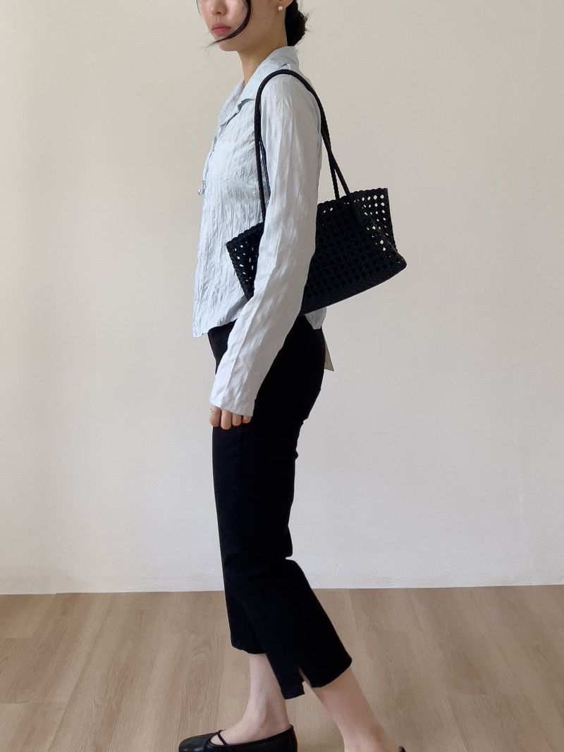 Slit Ankle Length Capri Pants
