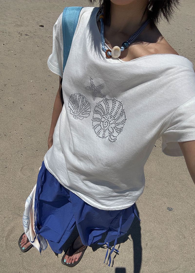 SHELL OFF TEE (2color)