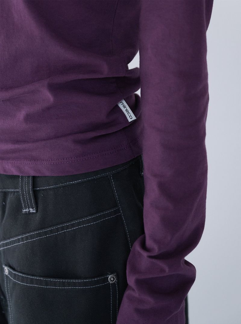 BASIC LOGO T PURPLE