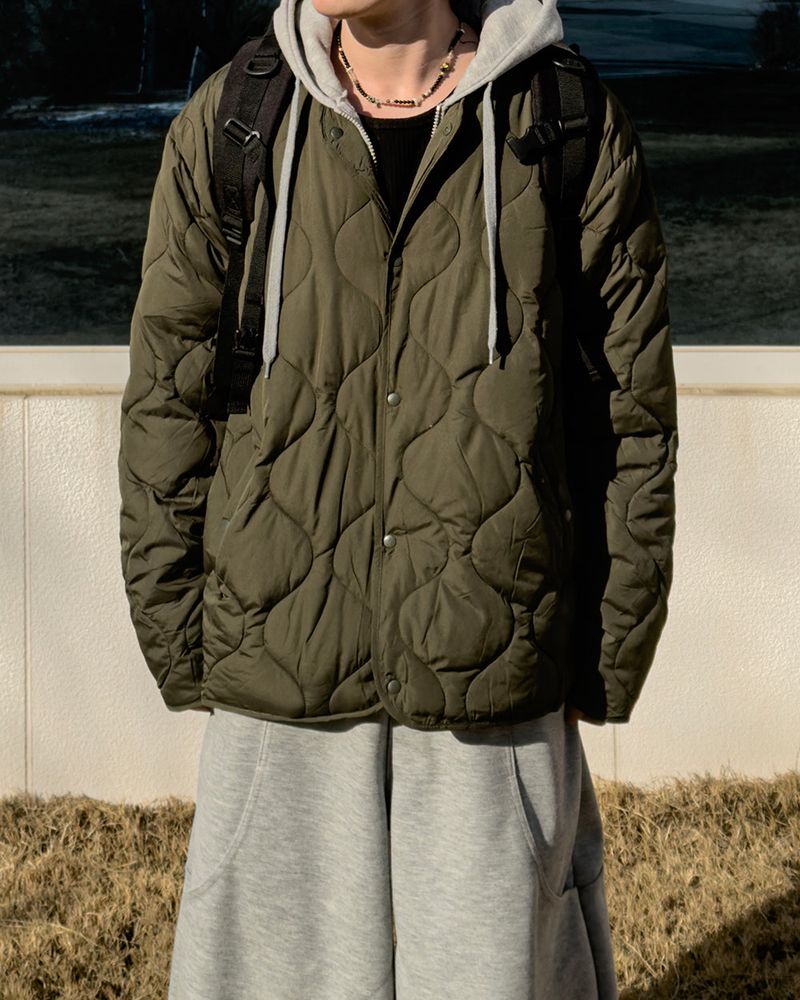Wavon Quilted Padding Jumper