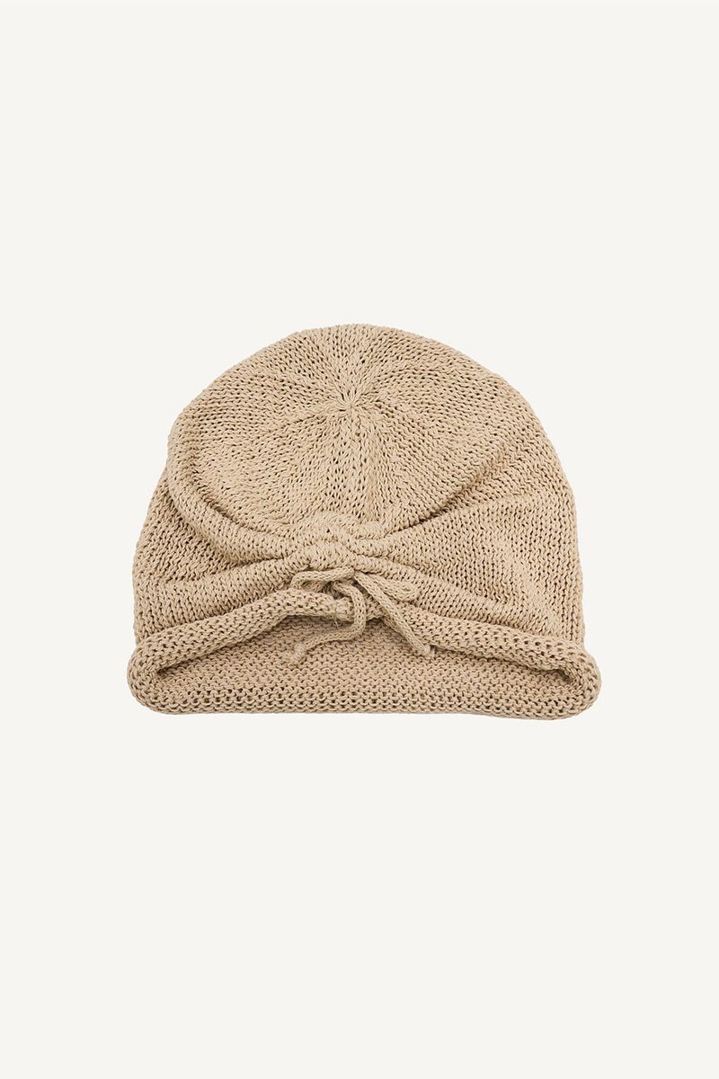 String Roll-up Summer Beanie