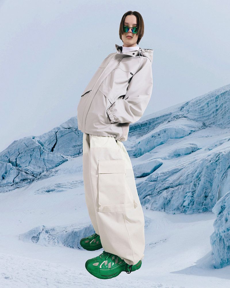 BSRABBIT(ビエスラビット)の「WIDE H HOODED JACKET(Jackets/Outerwear)」