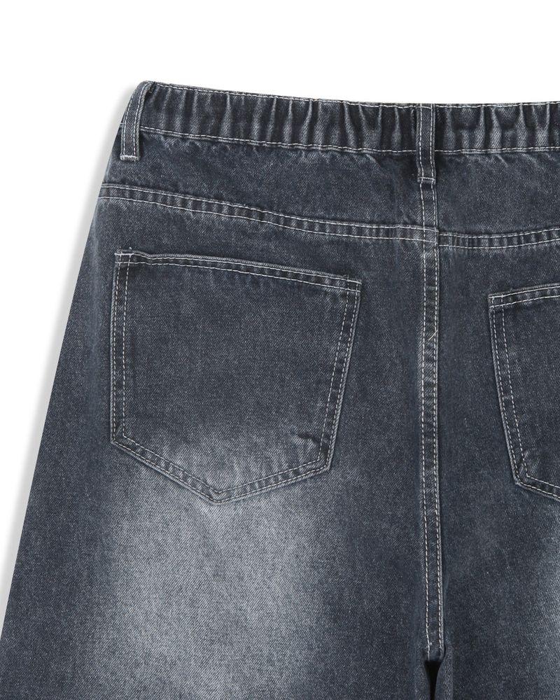 Kino Double Cat Washing Balloon Denim