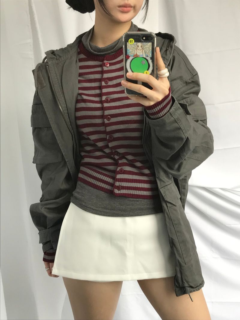 Cozy Striped Cardigan