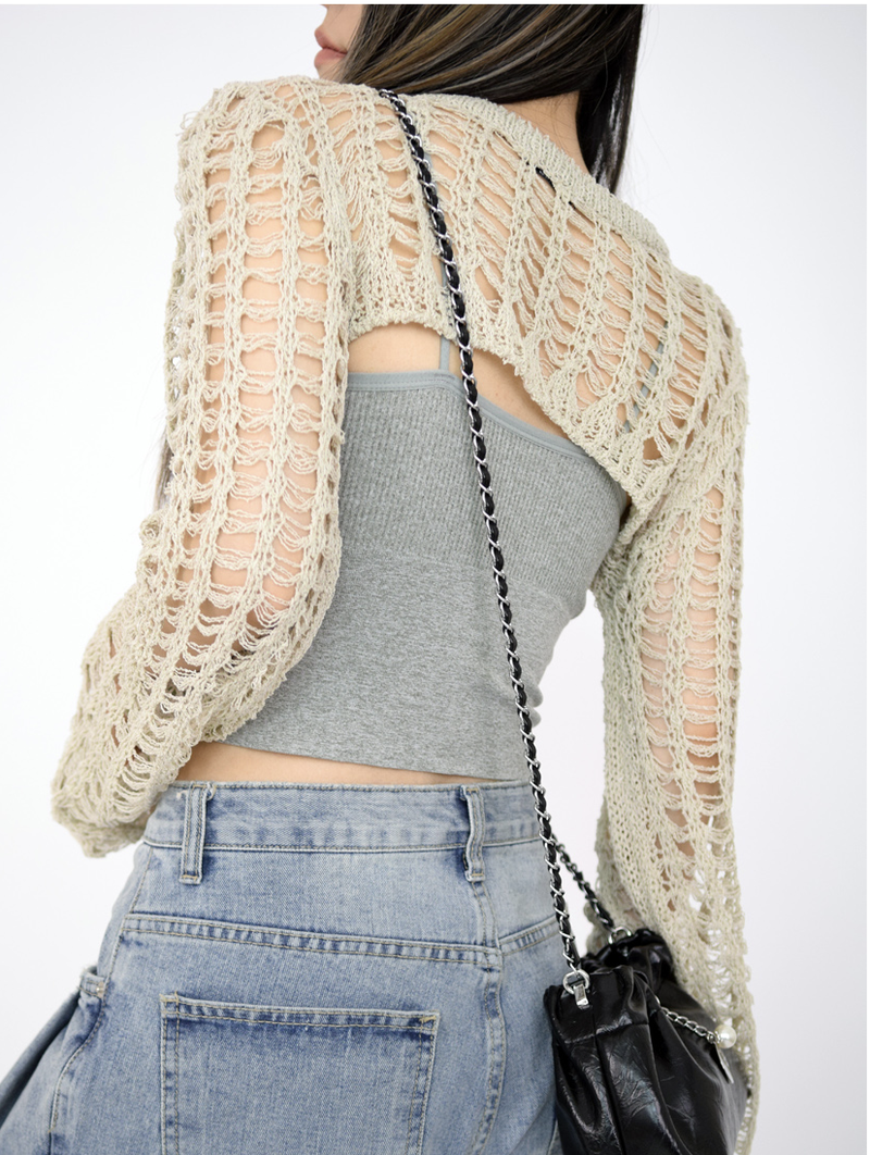 High-top Knit Bolero