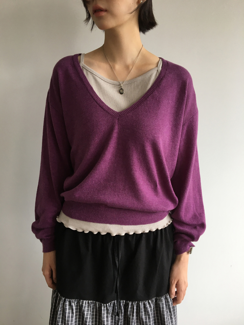 Maeve V-neck Knit (5color)