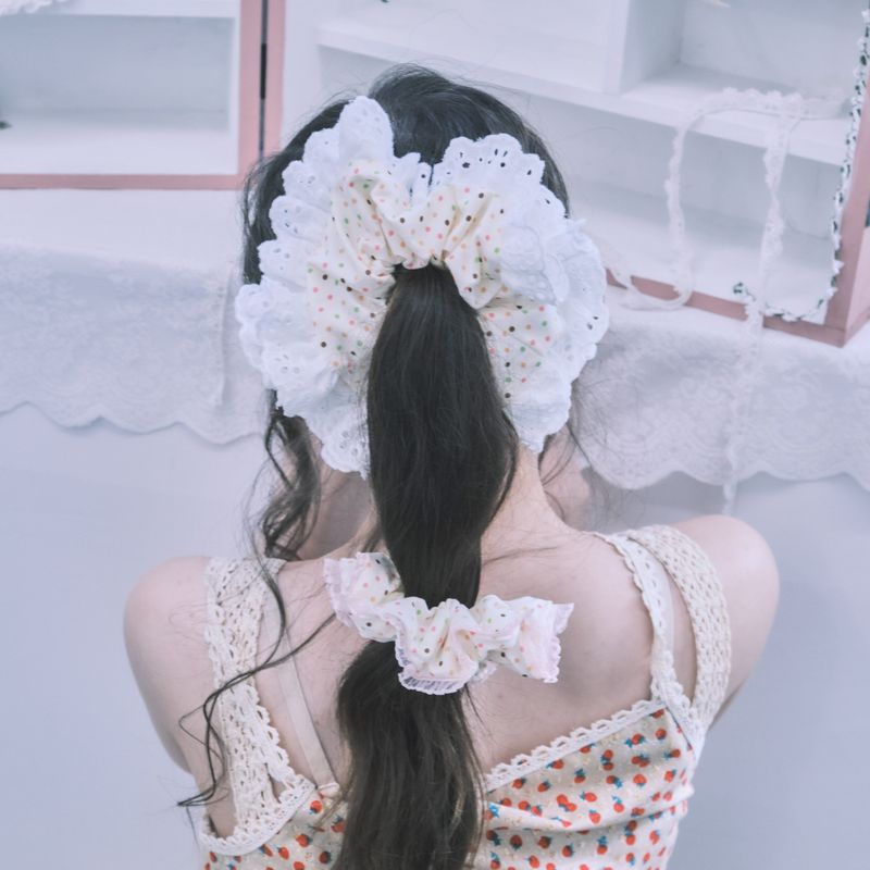 Mini Lace scrunchie_dot