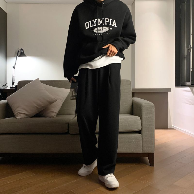 LMN Olympia Embroidery Double Paper Oversized Fit Hooded (6 colors)