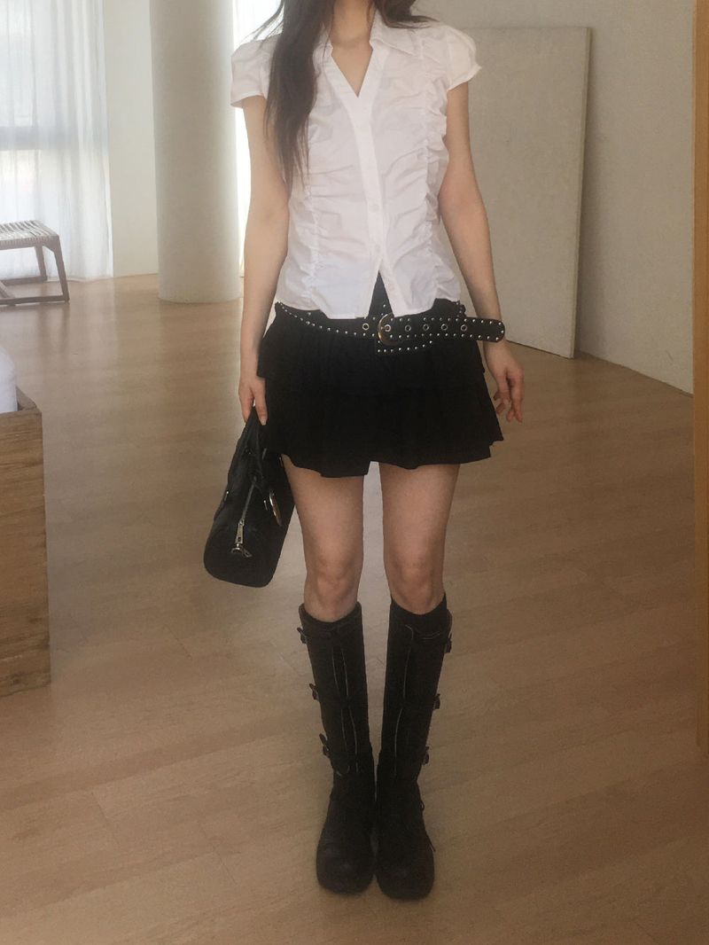 Ballerina cancan mini skirt