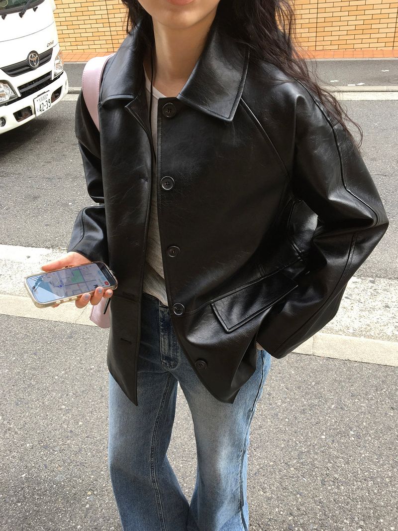 [MADE] ENTRY LEATHER JACKET