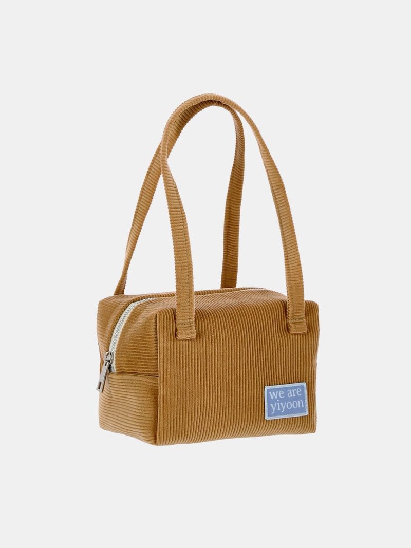 Handy pouch (corduroy camel)