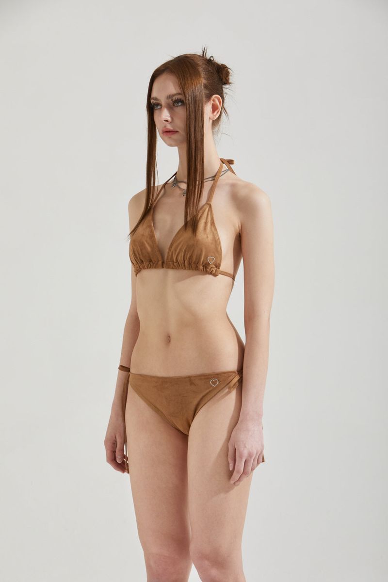 SUEDE BIKINI