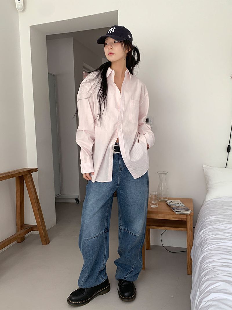TUCK BALLOON JEANS (2C)