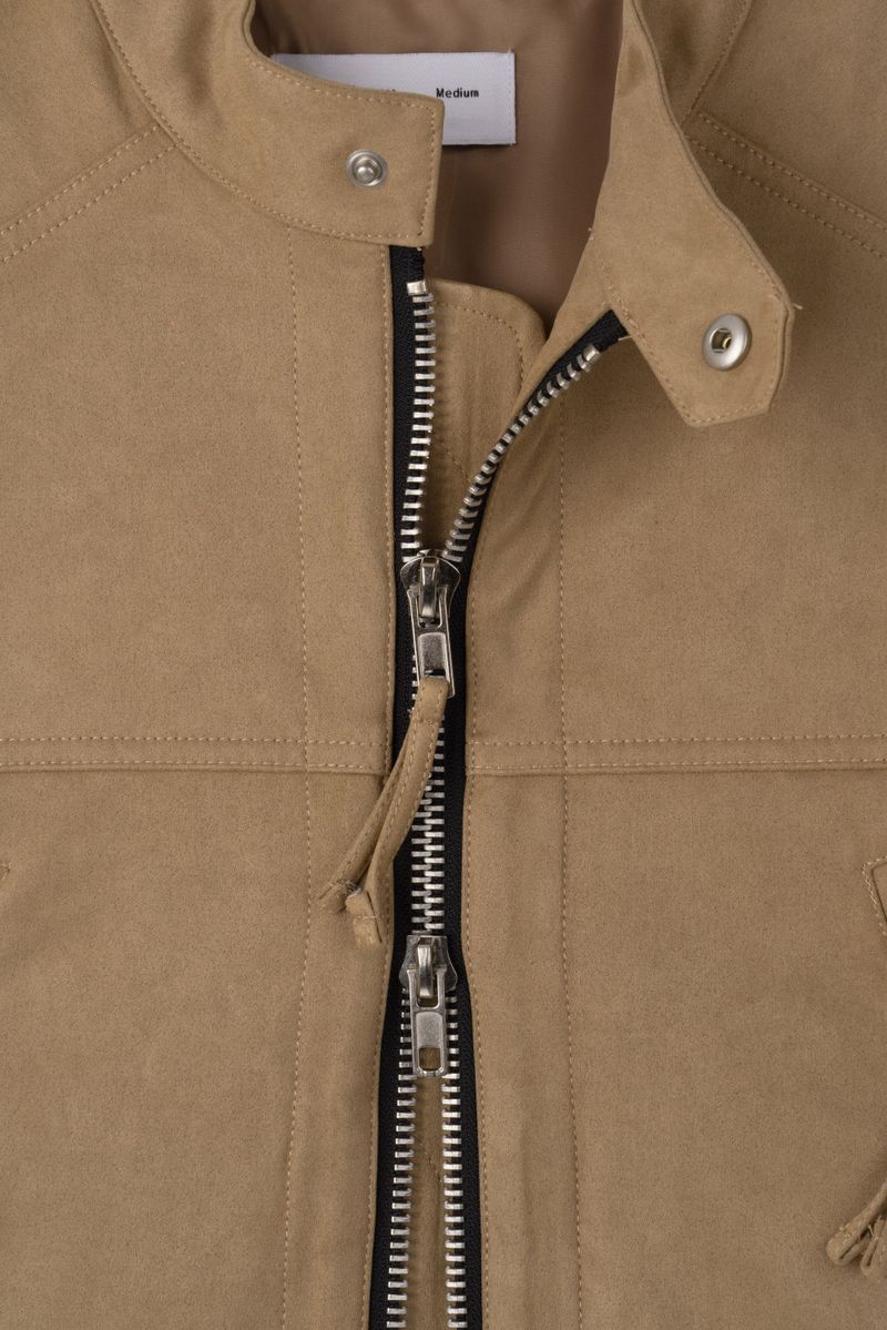 MG Suede Biker Jacket (3 colors)