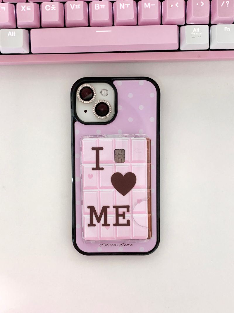 [custom] Love more glass phone case - standard(non-magsafe)