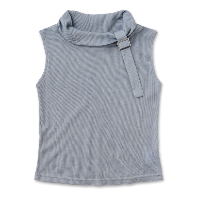 VISUAL COLLECTOR（ビジュアルコレクター）の「Waffle Belted Top [Baby Blue]（Tops）」