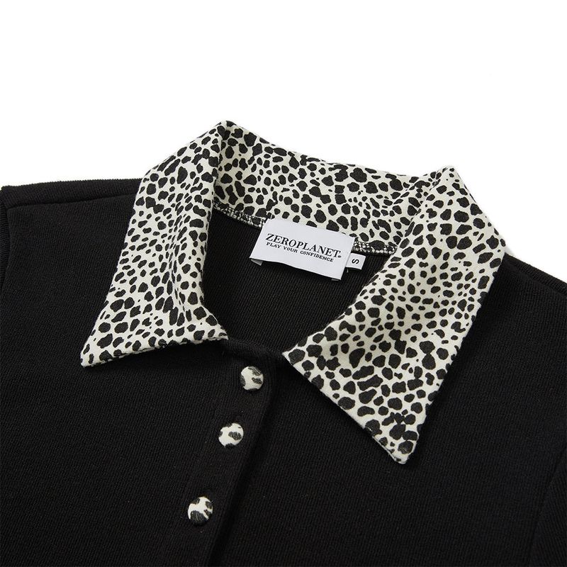 ニットミニドレス/Kitty Mini dress [BLACK]