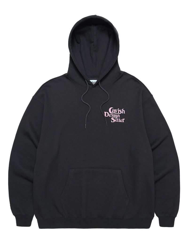 SELLER LOGO HOODIE CHARCOAL(PINK)(CV2BFUM400A)