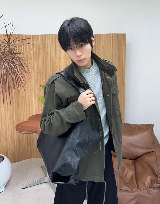 Rendered washed field jacket