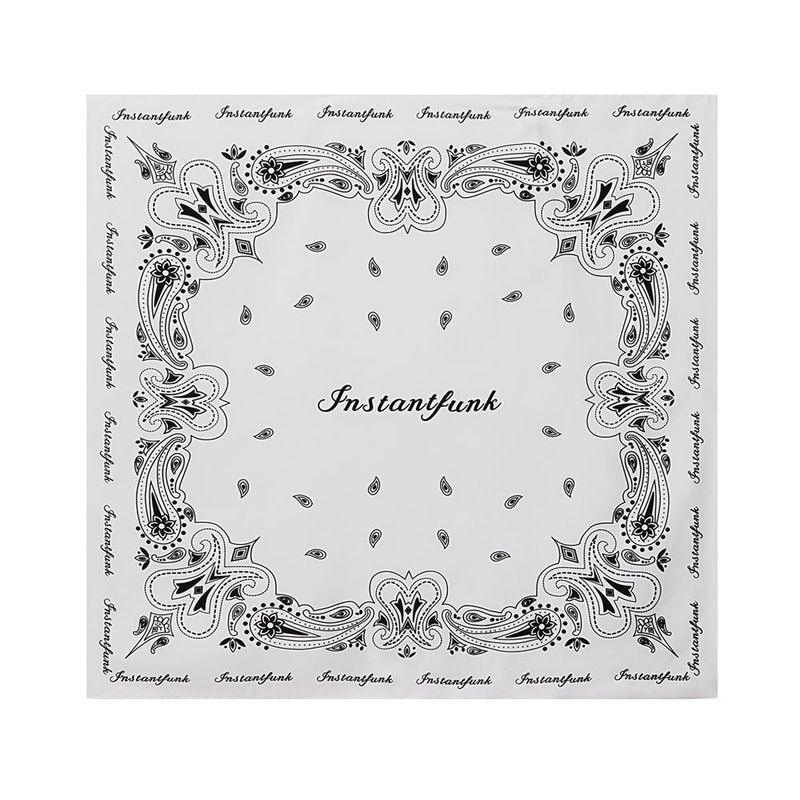 Paisley-print silk scarf top