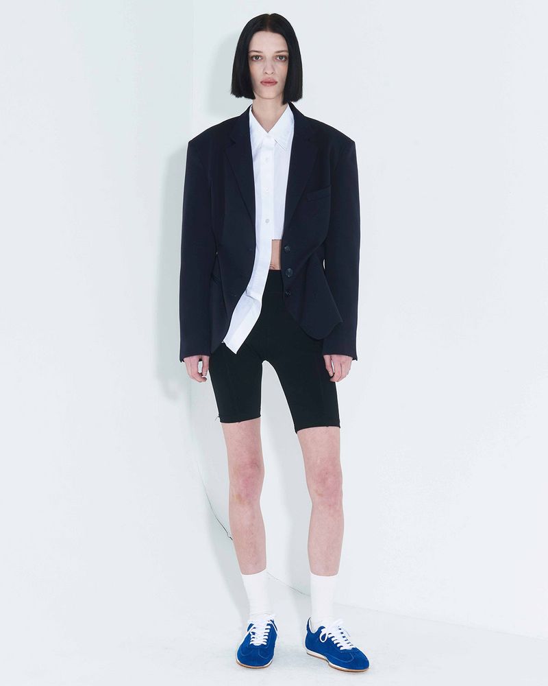 DOZI - Pinched Tailored Jacket _ Dark Navy