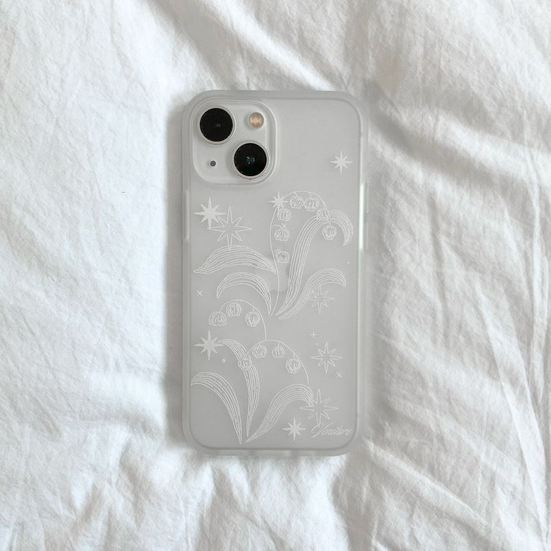 venitore（ヴェニトー）の「[MADE][Jelly Case] I'll Give You A Lucky Lily Of The Valley ⋆ White（Smartphone Accessories）」