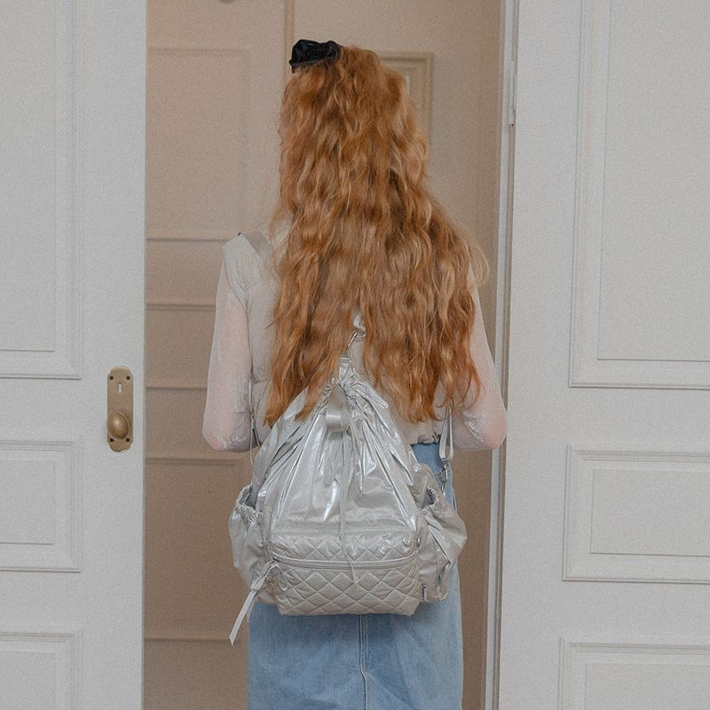 MELLO QUILTING BACK PACK (SILVER)
