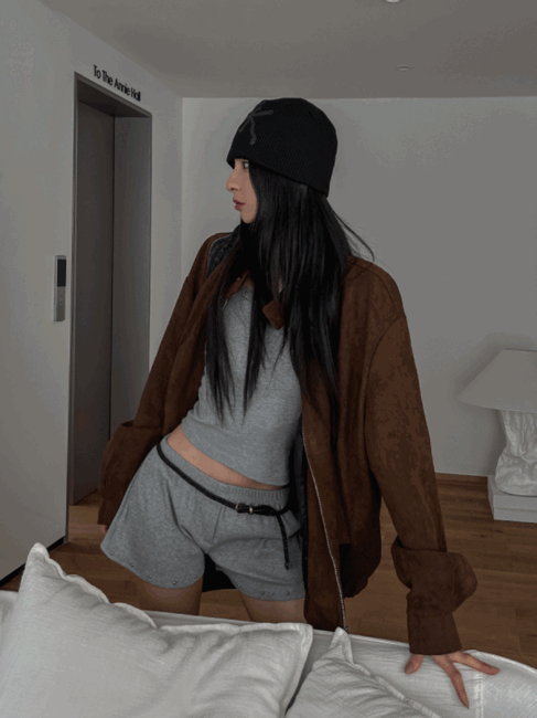 ULAN(ユレン)の「Rio High Neck Button Suede Jacket(Jackets/Outerwear)」