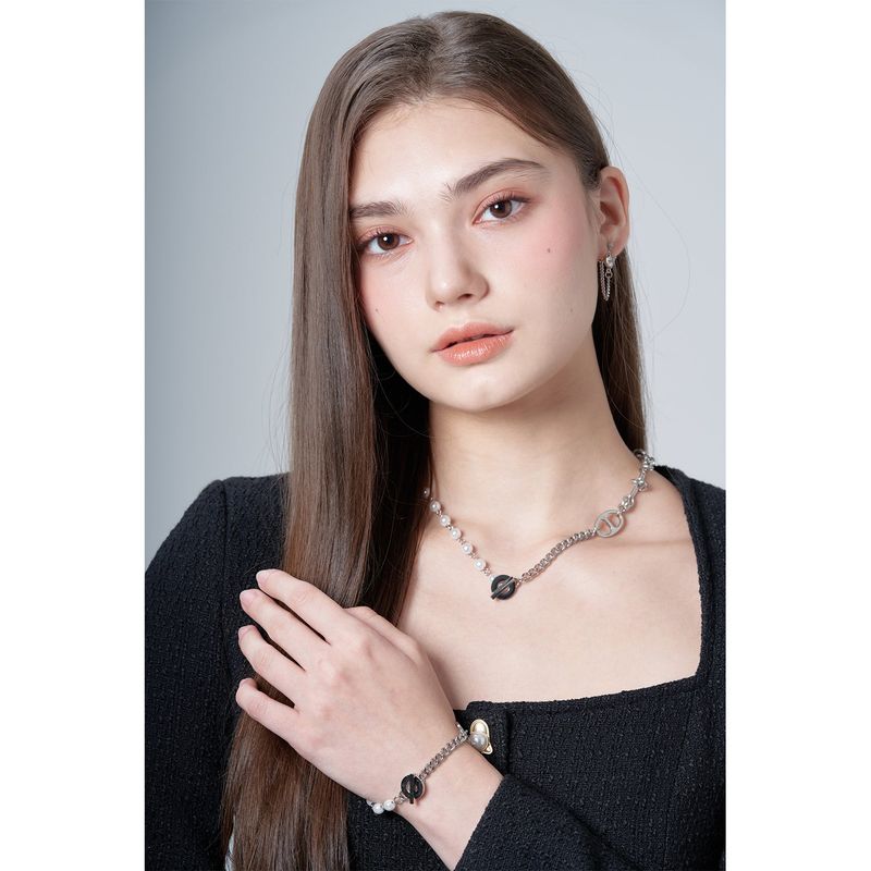 MIX CHAIN CAP BRACELET