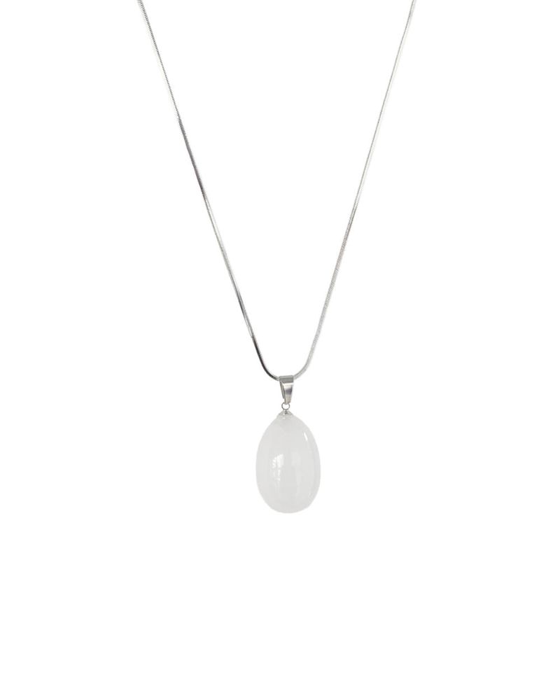 cloudemotion（クラウドエモーション）の「white stone drop necklace（Accessories）」