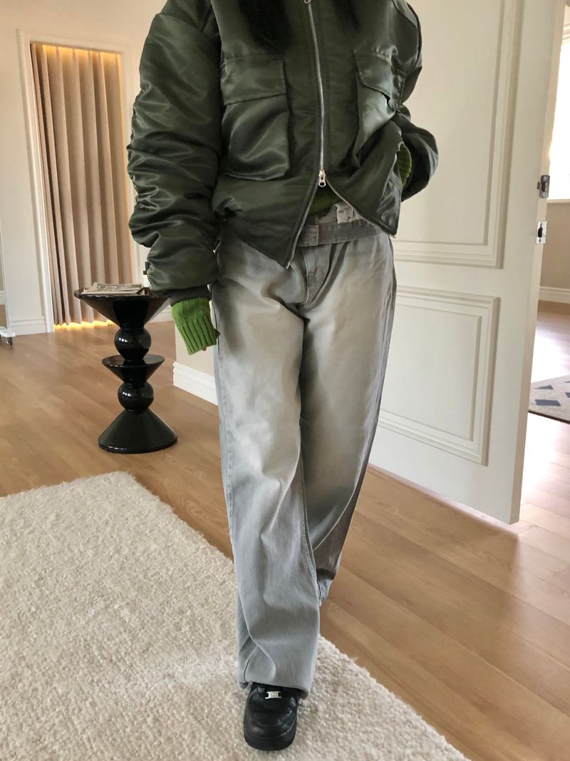 Canis gray denim pants
