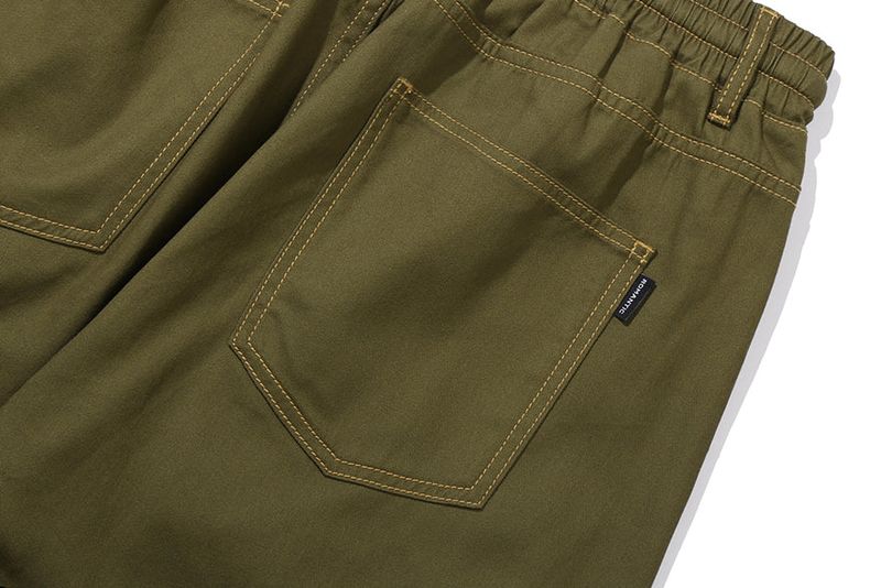 WIDE COTTON PANTS_KHAKI