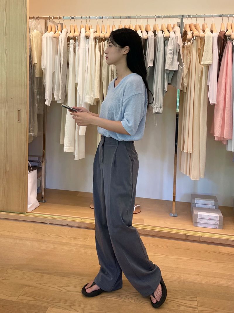 Gracie pintuck basic slacks
