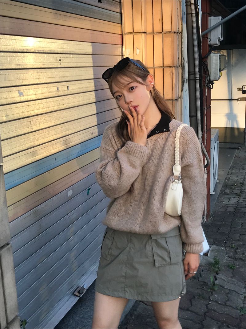 Larvate mini skirt