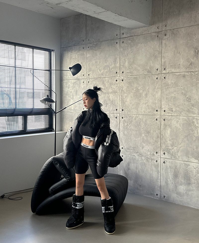 [UNISEX] Track overfit wellon padded jacket