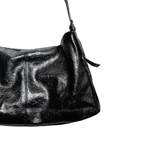 Double Strap Leather Shoulder Bag
