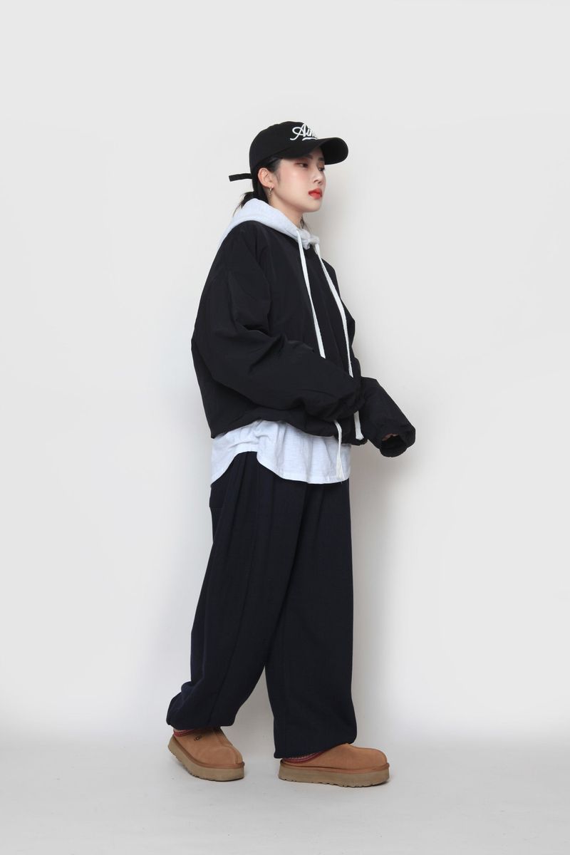Anorak Warm-up String Sweatshirt