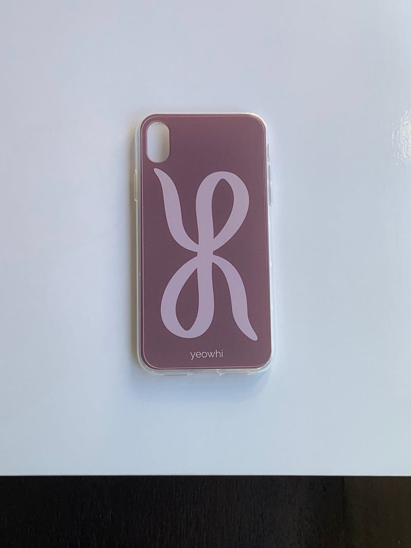 [MADE] yeowhi logo case jellhard case violet