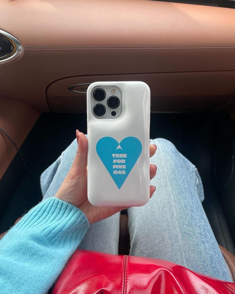 TREEFORFIVE345（ツリーフォーファイブ345）の「Blue Heart Cushion Case / TREEFORFIVE345（Smartphone Accessories）」